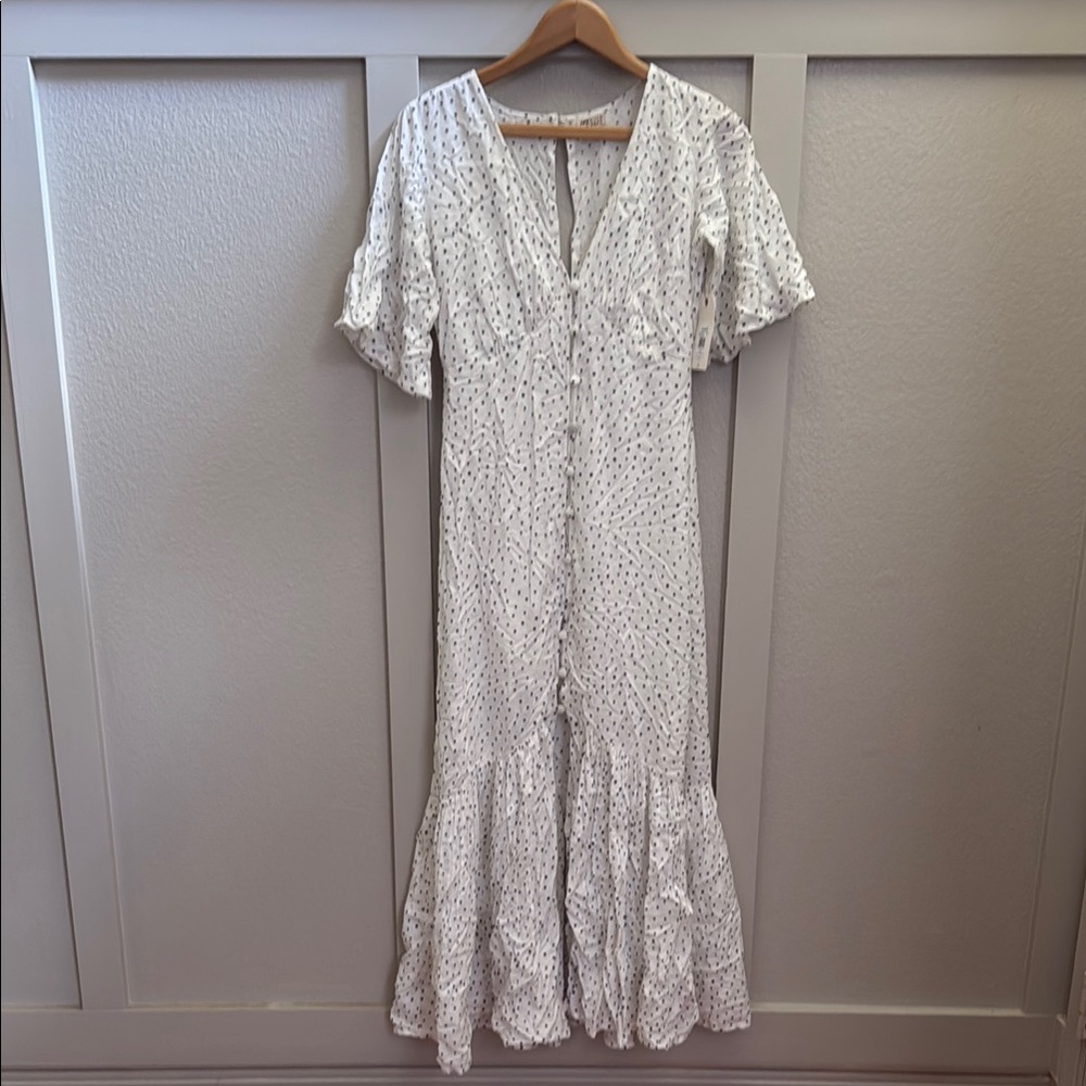 White Polka Dot Dress